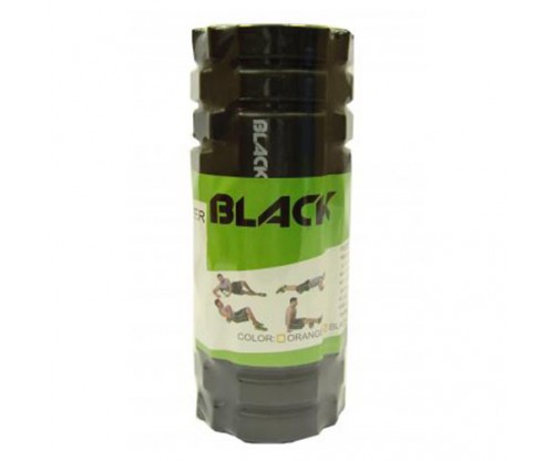Black Tırtıklı Foam Roller 13,5 X 33 Cm Siyah